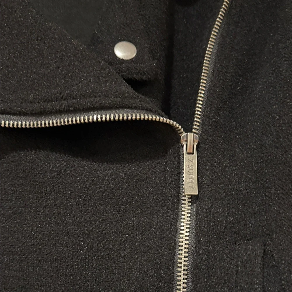 Z Supply brandy knit moto Jacket medium‎